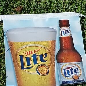 Harley-Davidson Miller Lite Beer Stringer Banner
